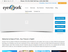 Tablet Screenshot of eyesofyork.com